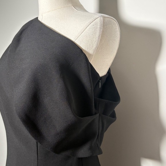 Elliatt Ava Asymmetrical Dress Black One Shoulder Mini Womens XS - Picture 6 of 13